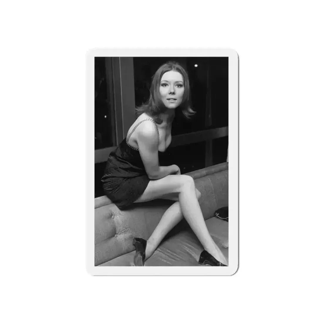 Diana Rigg #55 (Vintage Female Icon) Refrigerator Magnet - The Sticker Space