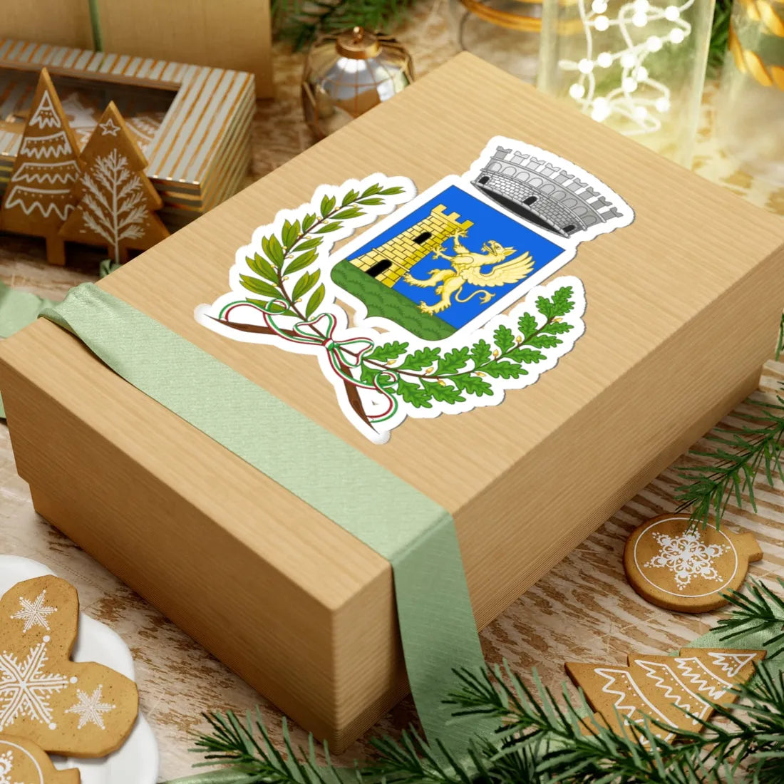Diano Arentino-Stemma (Italy) (Coat of Arms) STICKER Vinyl Kiss-Cut Decal - The Sticker Space