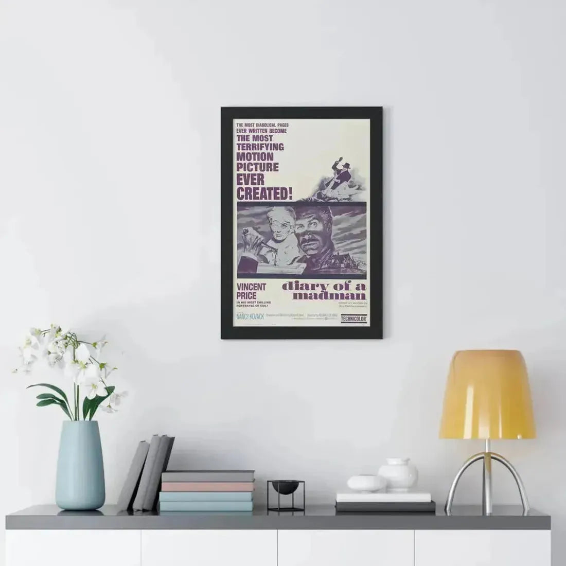 DIARY OF A MADMAN 1963 - Framed Movie Poster - The Sticker Space