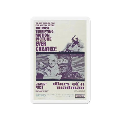DIARY OF A MADMAN 1963 Movie Poster - Refrigerator Magnet 4 Inch - The Sticker Space