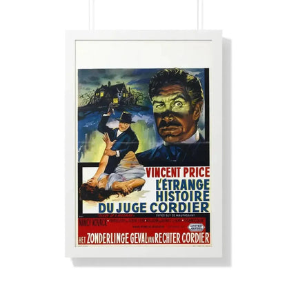 DIARY OF A MADMAN (BELGIAN) 1963 - Framed Movie Poster - The Sticker Space