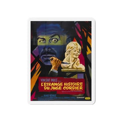 DIARY OF A MADMAN (FRENCH) 1963 Movie Poster - Refrigerator Magnet 5 Inch - The Sticker Space