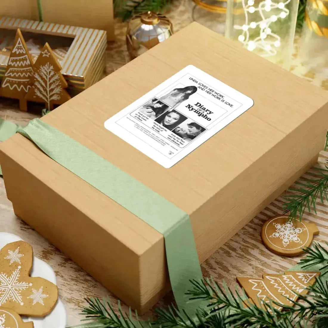 DIARY OF A NYMPHO 1973 Movie Poster - STICKER Vinyl Kiss-Cut Decal - The Sticker Space