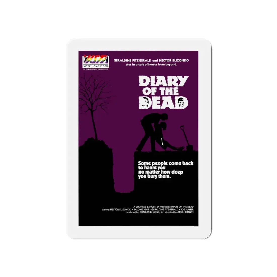 DIARY OF THE DEAD 1976 Movie Poster - Refrigerator Magnet 4 Inch - The Sticker Space