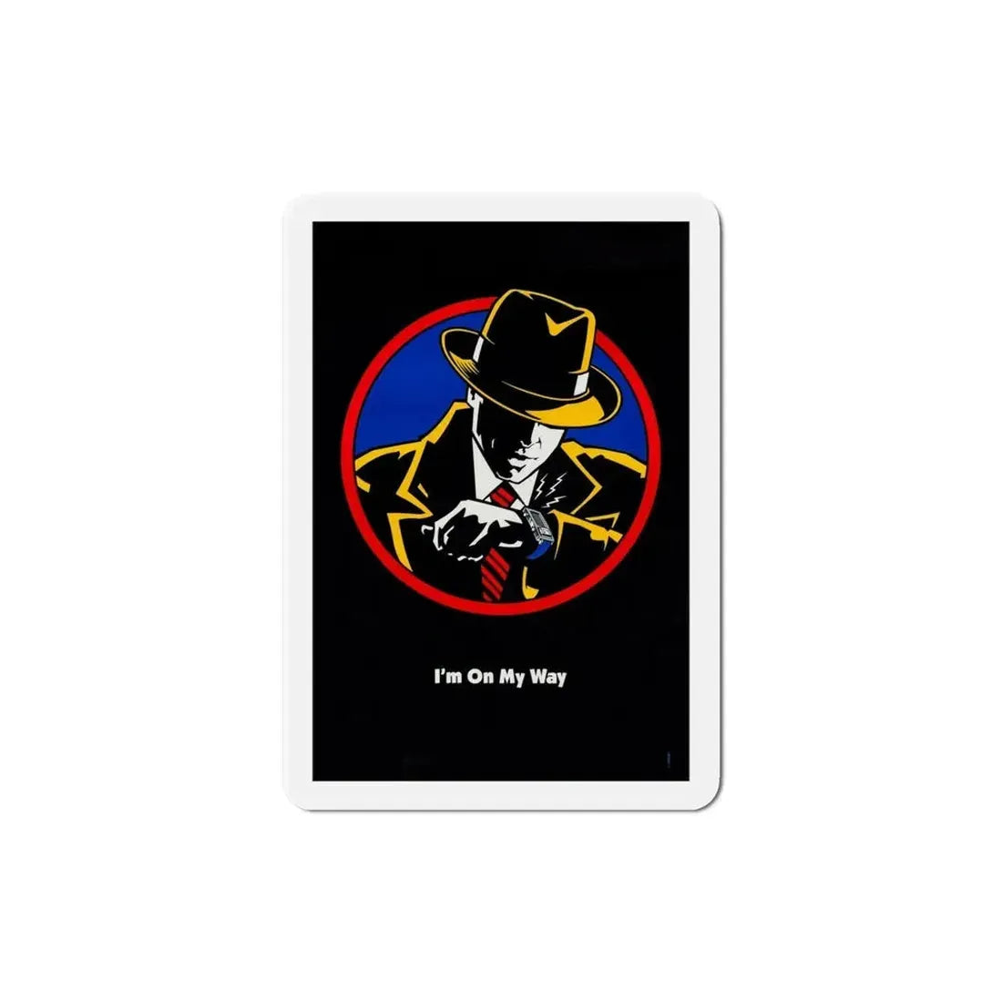 Dick Tracy 1990 Movie Poster Refrigerator Magnet - The Sticker Space