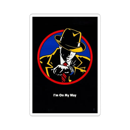 Dick Tracy 1990 Movie Poster - STICKER Vinyl Kiss-Cut Decal 3 Inch White - The Sticker Space