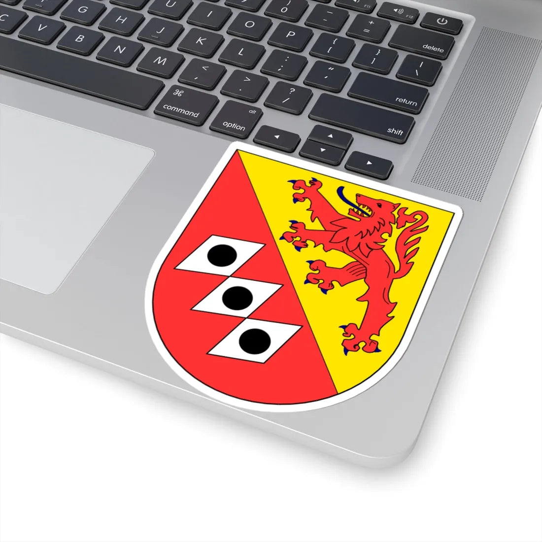 DickesbachWappen (Germany) (Coat of Arms) STICKER Vinyl Kiss-Cut Decal - The Sticker Space