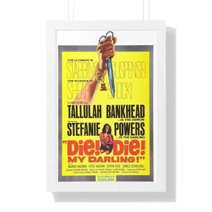 DIE! DIE! MY DARLING! 1965 - Framed Movie Poster 16″ x 24″ White - The Sticker Space
