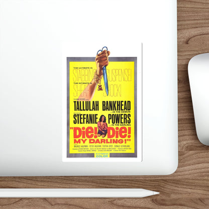 DIE! DIE! MY DARLING! 1965 Movie Poster STICKER Vinyl Die-Cut Decal-The Sticker Space