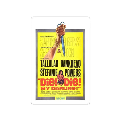 DIE! DIE! MY DARLING! 1965 Movie Poster STICKER Vinyl Die-Cut Decal - The Sticker Space
