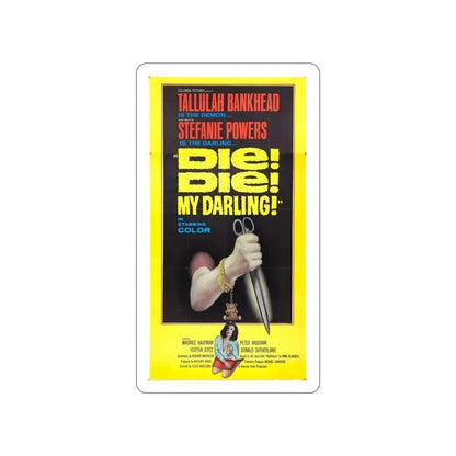 DIE! DIE! MY DARLING! (2) 1965 Movie Poster STICKER Vinyl Die-Cut Decal 3 Inch - The Sticker Space
