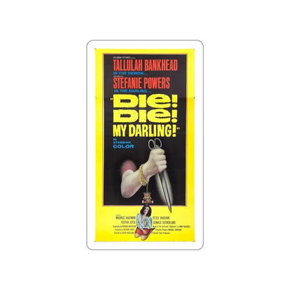 DIE! DIE! MY DARLING! (2) 1965 Movie Poster STICKER Vinyl Die-Cut Decal 6 Inch - The Sticker Space