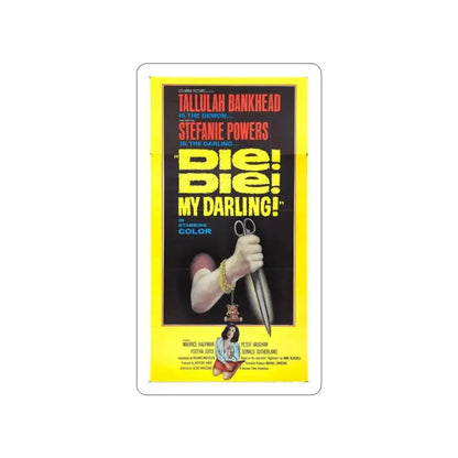DIE! DIE! MY DARLING! (2) 1965 Movie Poster STICKER Vinyl Die-Cut Decal - The Sticker Space