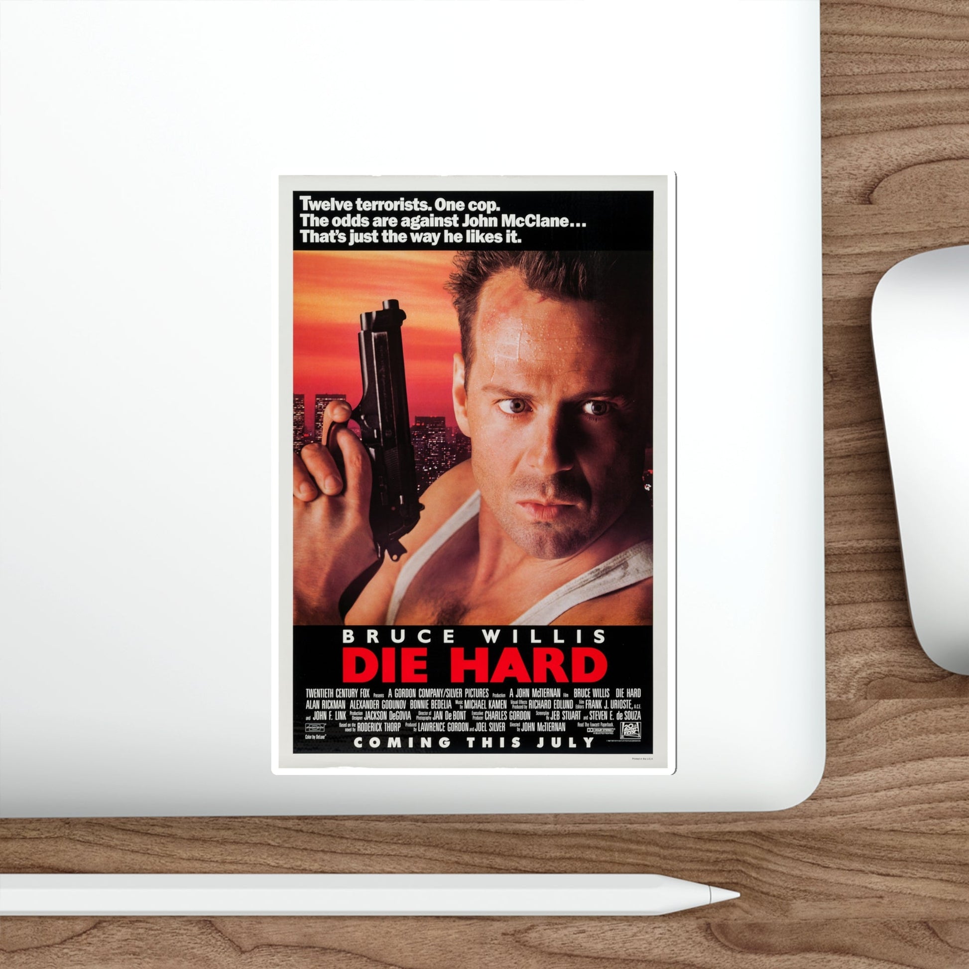 Die Hard 1988 Movie Poster STICKER Vinyl Die-Cut Decal-The Sticker Space