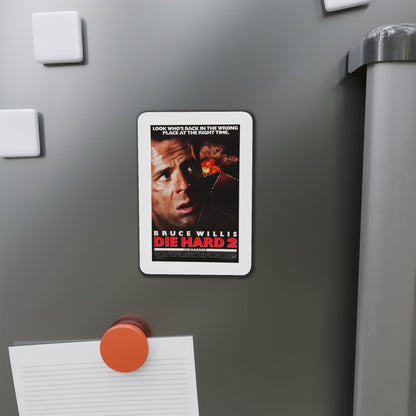 Die Hard 2 1990 Movie Poster Die-Cut Magnet-The Sticker Space