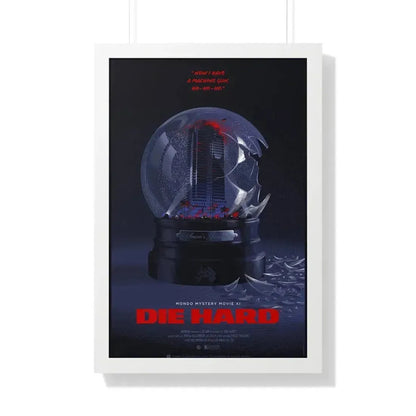 DIE HARD (MONDO) 1988 - Framed Movie Poster 20" x 30" White - The Sticker Space