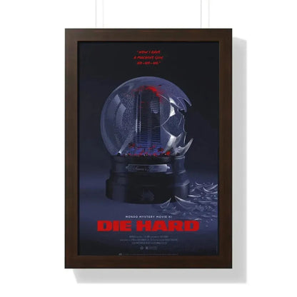 DIE HARD (MONDO) 1988 - Framed Movie Poster - The Sticker Space