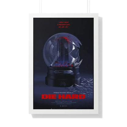 DIE HARD (MONDO) 1988 - Framed Movie Poster - The Sticker Space
