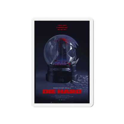 DIE HARD (MONDO) 1988 Movie Poster - Refrigerator Magnet 4 Inch - The Sticker Space