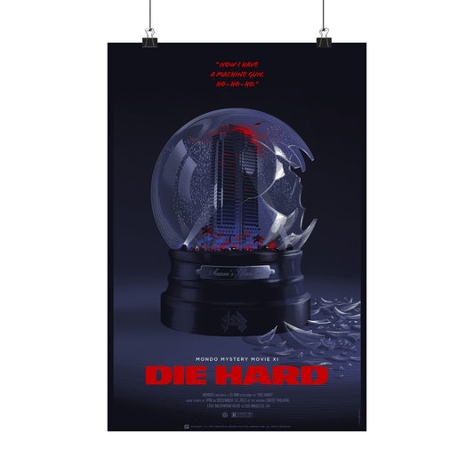 DIE HARD (MONDO) 1988 - Paper Movie Poster-12″ x 18″-The Sticker Space