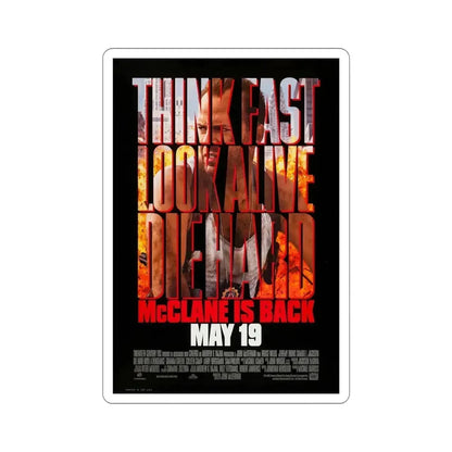 Die Hard With A Vengeance 1995 Movie Poster STICKER Vinyl Die-Cut Decal - The Sticker Space