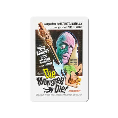 DIE MONSTER DIE! 1965 Movie Poster - Refrigerator Magnet 4 Inch - The Sticker Space