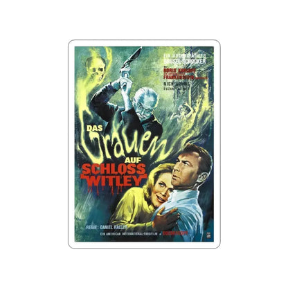 DIE MONSTER DIE (GERMAN) 1965 Movie Poster STICKER Vinyl Die-Cut Decal 2 Inch - The Sticker Space