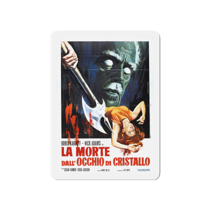 DIE MONSTER DIE (ITALIAN) 1965 Movie Poster - Die-Cut Magnet-5" x 5"-The Sticker Space