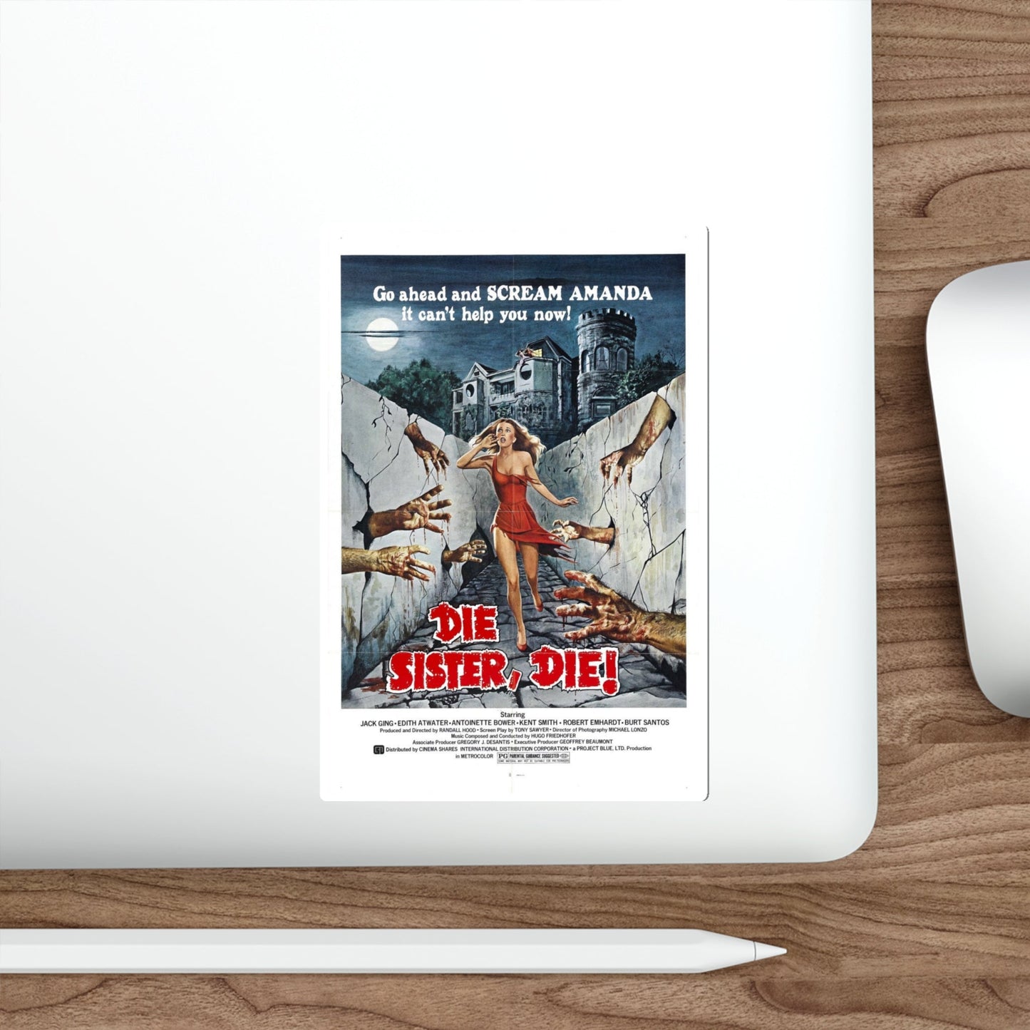 Die Sister Die! 1972 Movie Poster STICKER Vinyl Die-Cut Decal-The Sticker Space