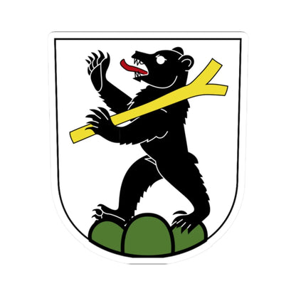 Dielsdorf-blazon (Switzerland) (Coat of Arms) STICKER Vinyl Kiss-Cut Decal 2 Inch White - The Sticker Space