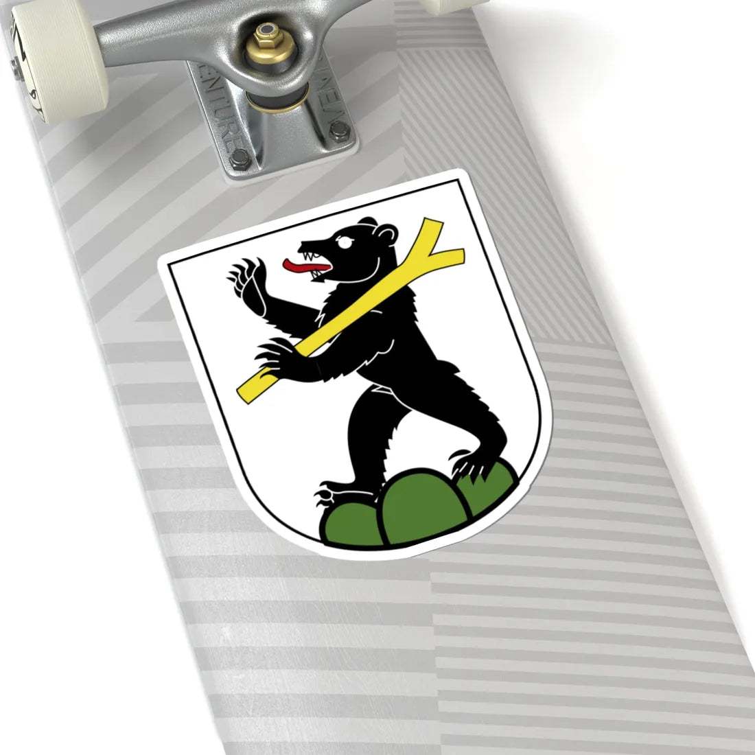 Dielsdorf-blazon (Switzerland) (Coat of Arms) STICKER Vinyl Kiss-Cut Decal - The Sticker Space