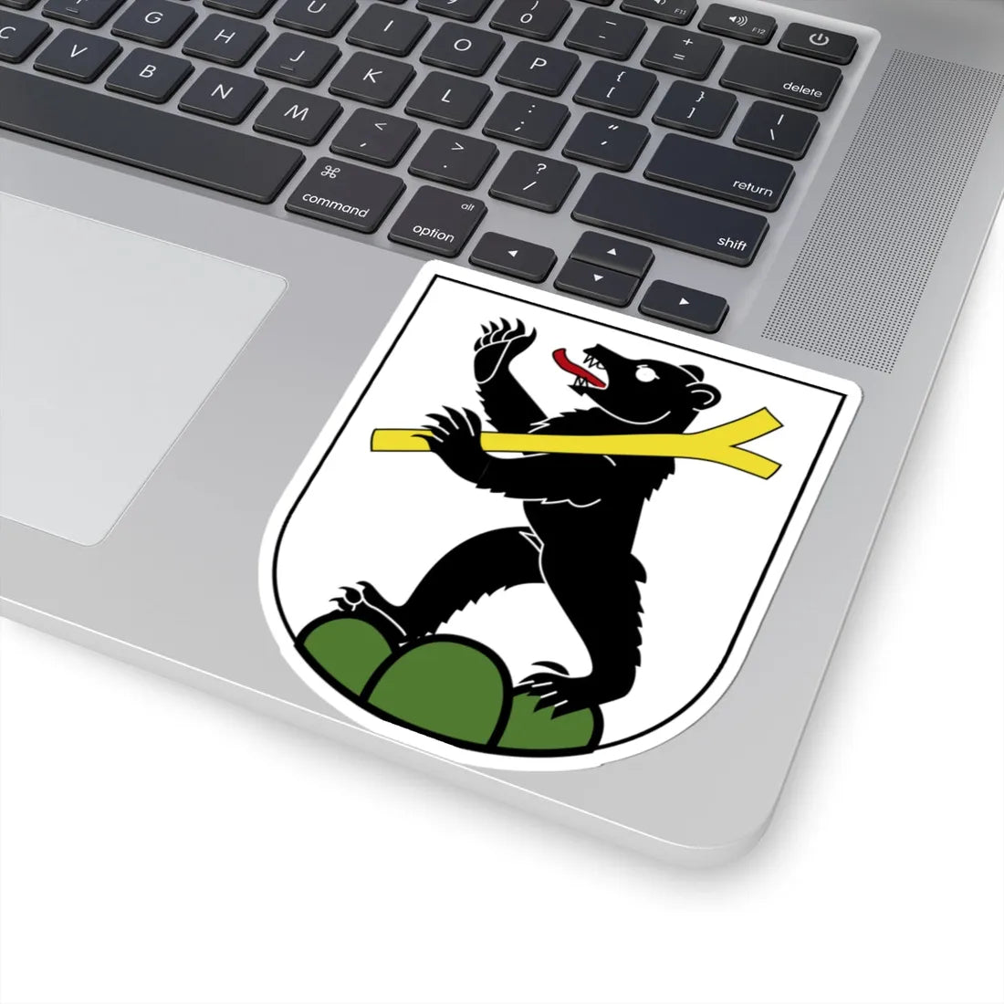 Dielsdorf-blazon (Switzerland) (Coat of Arms) STICKER Vinyl Kiss-Cut Decal - The Sticker Space