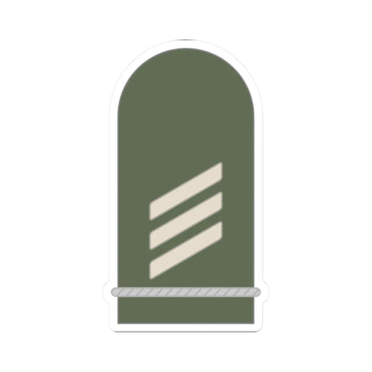 Dienstgrad Bundeswehr Heer 034 Hauptgefreiter Offizieranwaerter (Germany) (Military Rank) STICKER Vinyl Kiss-Cut Decal 2 Inch White - The Sticker Space