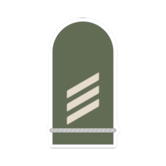Dienstgrad Bundeswehr Heer 034 Hauptgefreiter Offizieranwaerter (Germany) (Military Rank) STICKER Vinyl Kiss-Cut Decal 2 Inch White - The Sticker Space