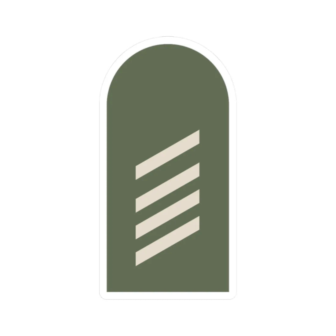 Dienstgrad Bundeswehr Heer 041 Stabsgefreiter (Germany) (Military Rank) STICKER Vinyl Kiss-Cut Decal 2 Inch White - The Sticker Space