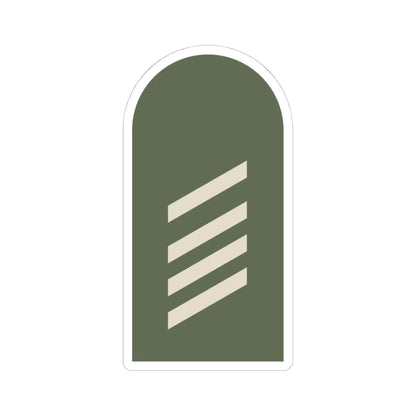 Dienstgrad Bundeswehr Heer 041 Stabsgefreiter (Germany) (Military Rank) STICKER Vinyl Kiss-Cut Decal 4 Inch White - The Sticker Space