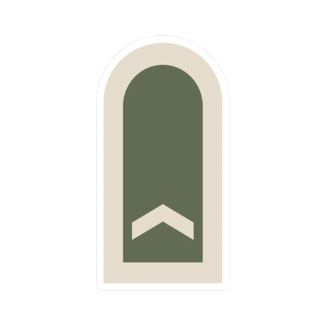 Dienstgrad Bundeswehr Heer 131 Feldwebel (Germany) (Military Rank) STICKER Vinyl Kiss-Cut Decal 2 Inch White - The Sticker Space