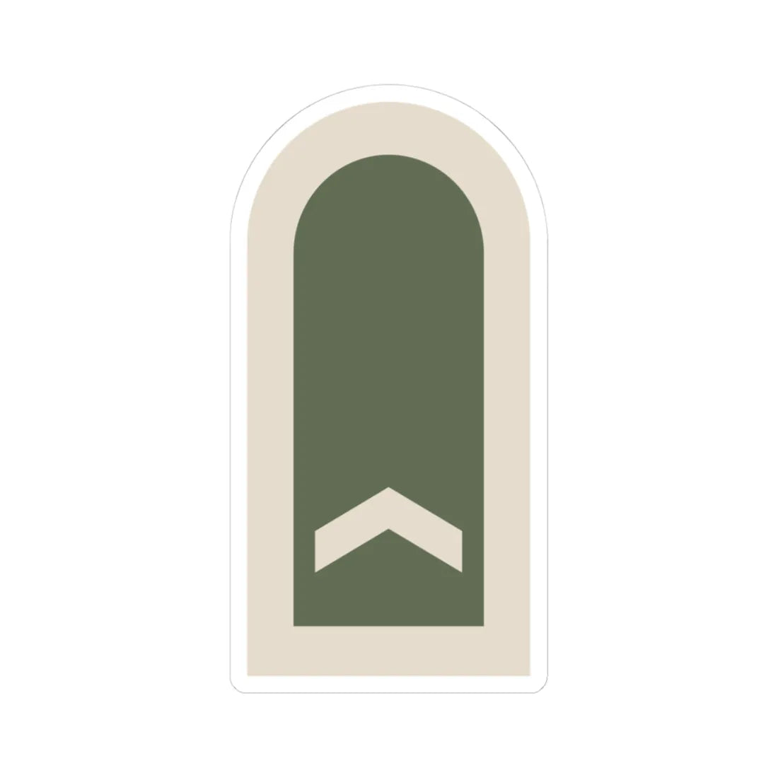 Dienstgrad Bundeswehr Heer 131 Feldwebel (Germany) (Military Rank) STICKER Vinyl Kiss-Cut Decal 3 Inch White - The Sticker Space