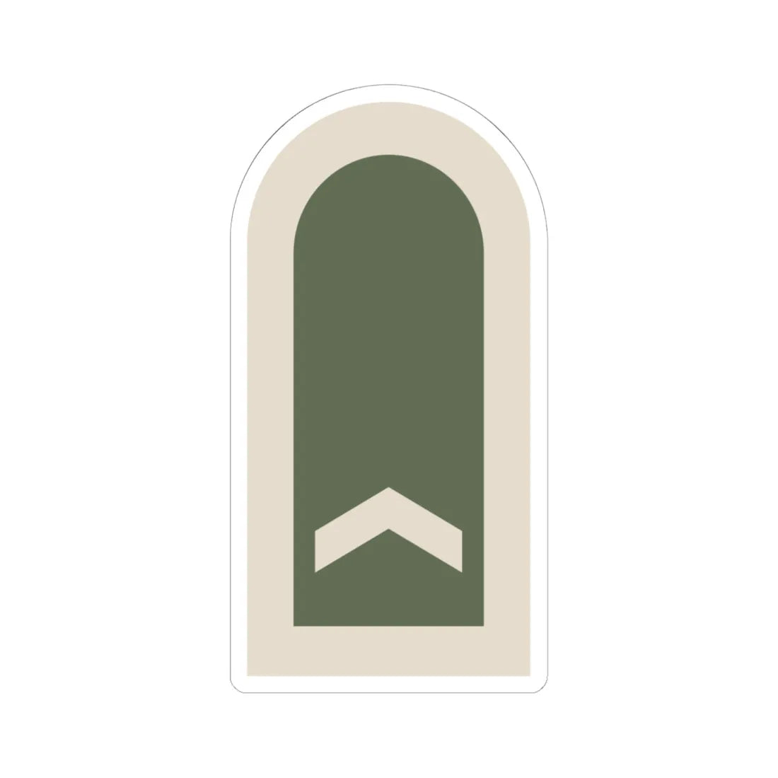 Dienstgrad Bundeswehr Heer 131 Feldwebel (Germany) (Military Rank) STICKER Vinyl Kiss-Cut Decal 6 Inch White - The Sticker Space