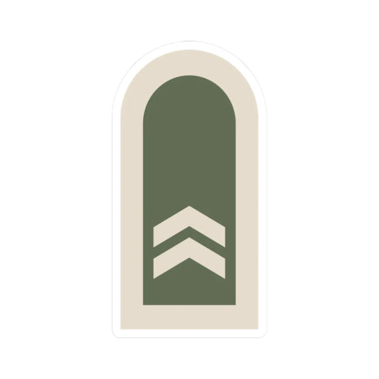 Dienstgrad Bundeswehr Heer 141 Oberfeldwebel (Germany) (Military Rank) STICKER Vinyl Kiss-Cut Decal 2 Inch White - The Sticker Space