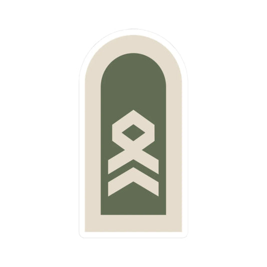 Dienstgrad Bundeswehr Heer 161 Stabsfeldwebel (Germany) (Military Rank) STICKER Vinyl Kiss-Cut Decal 2 Inch White - The Sticker Space
