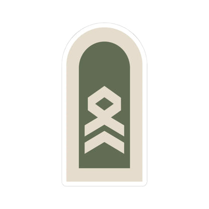 Dienstgrad Bundeswehr Heer 161 Stabsfeldwebel (Germany) (Military Rank) STICKER Vinyl Kiss-Cut Decal 3 Inch White - The Sticker Space