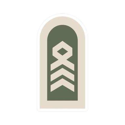Dienstgrad Bundeswehr Heer 171 Oberstabsfeldwebel (Germany) (Military Rank) STICKER Vinyl Kiss-Cut Decal 2 Inch White - The Sticker Space
