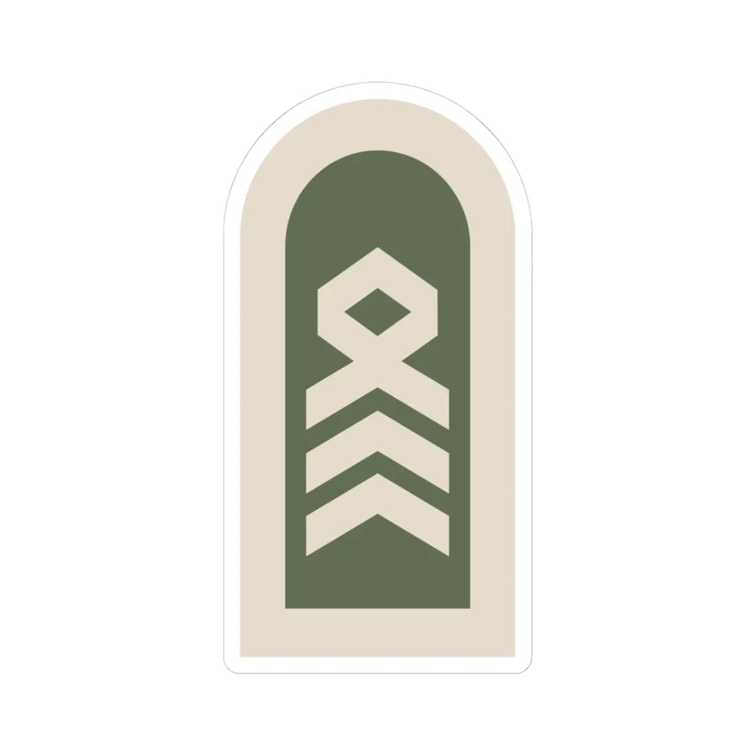 Dienstgrad Bundeswehr Heer 171 Oberstabsfeldwebel (Germany) (Military Rank) STICKER Vinyl Kiss-Cut Decal 3 Inch White - The Sticker Space