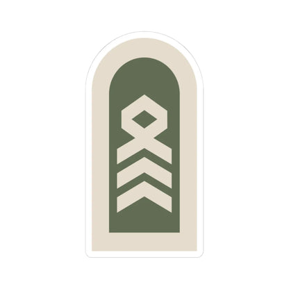 Dienstgrad Bundeswehr Heer 171 Oberstabsfeldwebel (Germany) (Military Rank) STICKER Vinyl Kiss-Cut Decal 3 Inch White - The Sticker Space