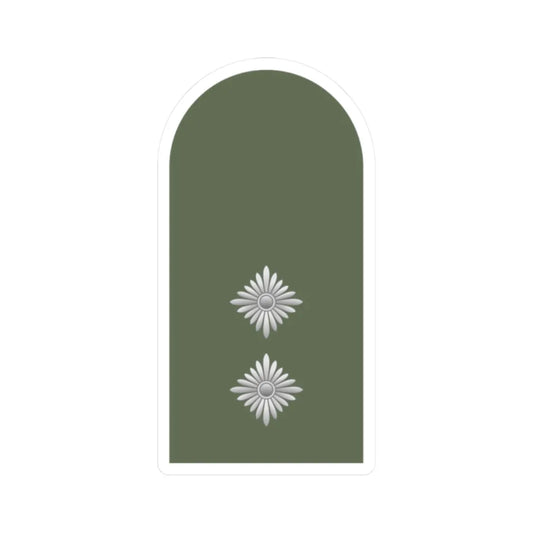 Dienstgrad Bundeswehr Heer 221 Oberleutnant (Germany) (Military Rank) STICKER Vinyl Kiss-Cut Decal 2 Inch White - The Sticker Space