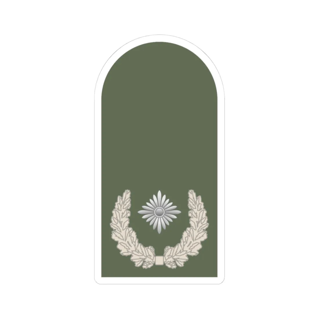 Dienstgrad Bundeswehr Heer 251 Major (Germany) (Military Rank) STICKER Vinyl Kiss-Cut Decal 3 Inch White - The Sticker Space