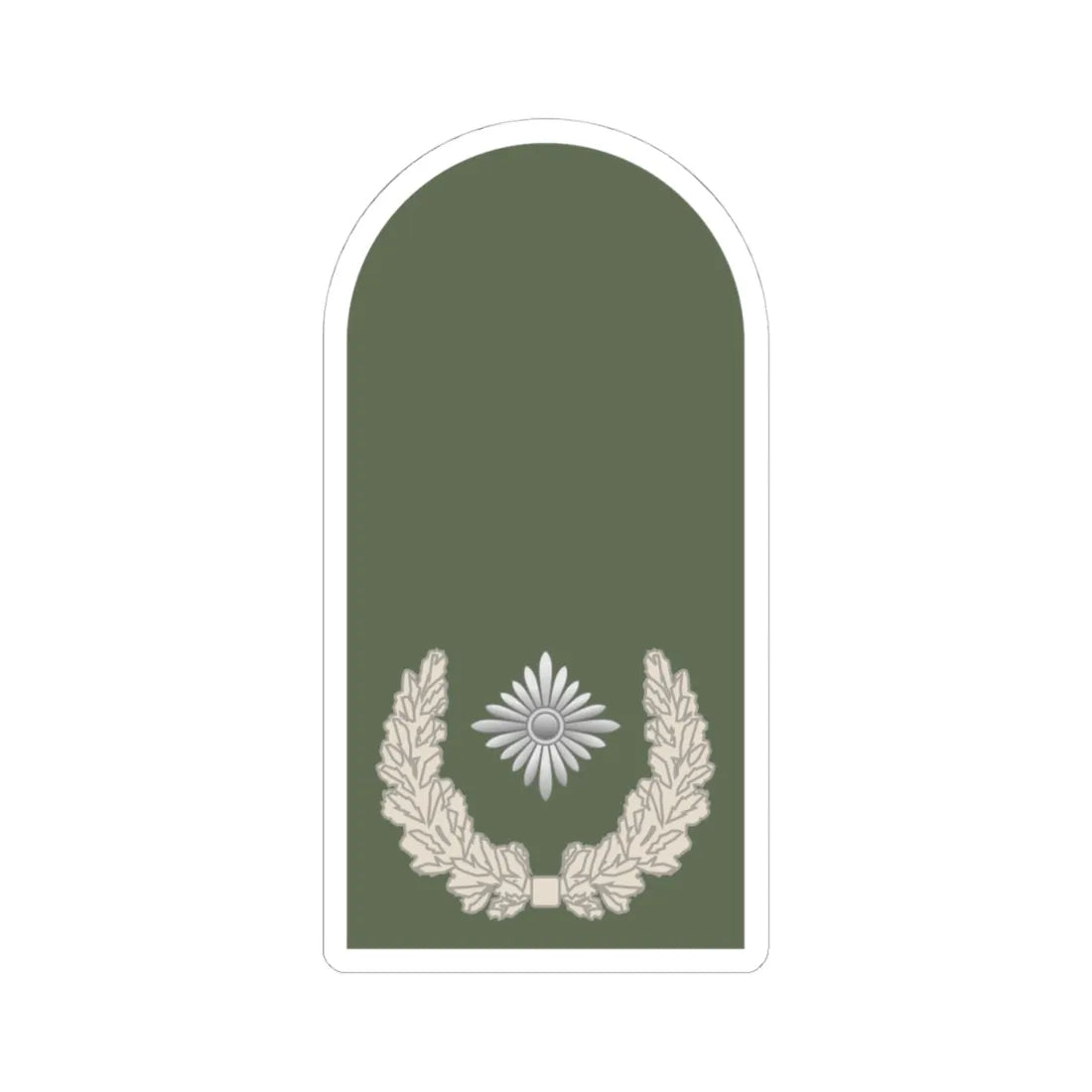 Dienstgrad Bundeswehr Heer 251 Major (Germany) (Military Rank) STICKER Vinyl Kiss-Cut Decal 4 Inch White - The Sticker Space