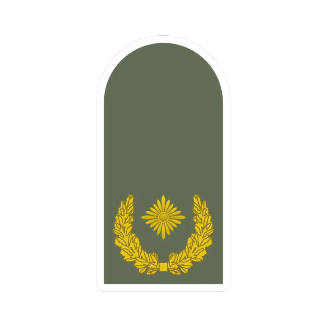 Dienstgrad Bundeswehr Heer 311 Brigadegeneral (Germany) (Military Rank) STICKER Vinyl Kiss-Cut Decal 2 Inch White - The Sticker Space