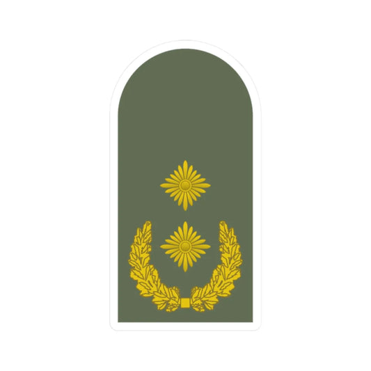 Dienstgrad Bundeswehr Heer 321 Generalmajor (Germany) (Military Rank) STICKER Vinyl Kiss-Cut Decal 2 Inch White - The Sticker Space